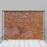Aperturee - Rustic Red Brick Wall Photoshoot Studio Backdrop